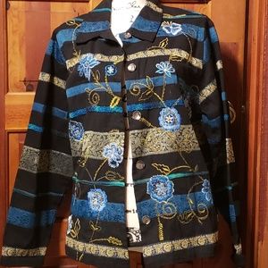 Beautiful, vintage, patterened jacket
